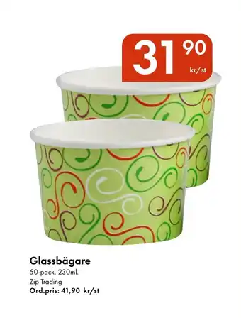 Snabbgross Glassbägare erbjuda