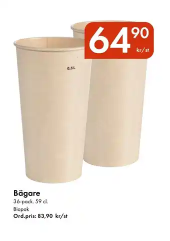 Snabbgross Bägare erbjuda