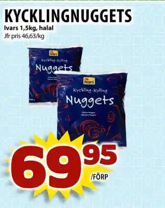 Matvärlden Tensta IVARS Kycklingnuggets erbjuda