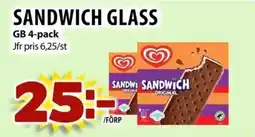 Matvärlden Tensta Sandwich glass erbjuda
