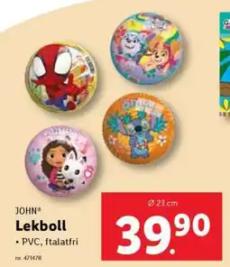 Lidl Lekboll erbjuda