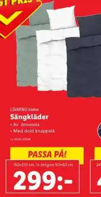 Lidl LIVARNO home Sängkläder erbjuda