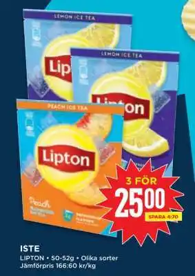Willys ISTE LIPTON erbjuda
