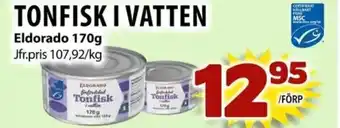 Matvärlden Tensta ELDORADO Tonfisk i vatten erbjuda
