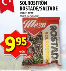 Matvärlden Tensta Solrosfrön rostade/saltade erbjuda