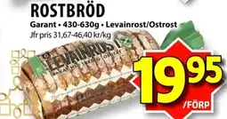 Matvärlden Tensta GARANT Rostbröd erbjuda