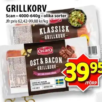 Matvärlden Tensta SCAN Grillkorv erbjuda