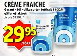 Matvärlden Tensta GARANT Crème fraiche erbjuda