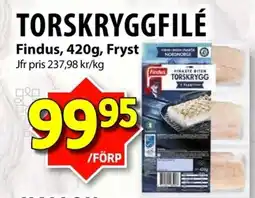Matvärlden Tensta FINDUS Torskryggfilé erbjuda