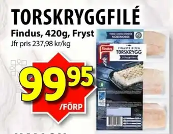 Matvärlden Tensta FINDUS Torskryggfilé erbjuda