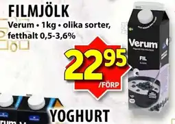 Matvärlden Tensta VERUM Filmjölk erbjuda