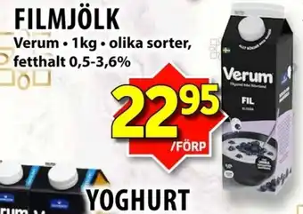 Matvärlden Tensta VERUM Filmjölk erbjuda