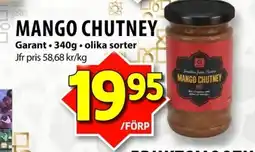 Matvärlden Tensta GARANT Mango chutney erbjuda