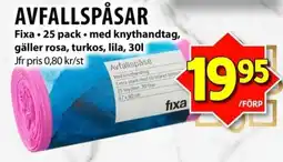 Matvärlden Tensta FIXA Avfallspåsar erbjuda