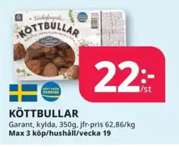 Tempo GARANT Köttbullar erbjuda