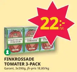 Tempo Finkrossade tomater 3-pack erbjuda