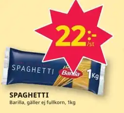 Tempo BARILLA Spaghetti erbjuda