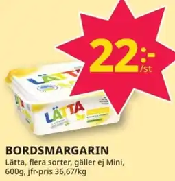 Tempo LÄTTA Bordsmargarin erbjuda