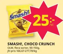 Tempo SMASH! Choco crunch erbjuda