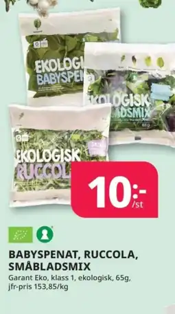 Tempo GARANT Babyspenat, ruccola, småbladsmix erbjuda