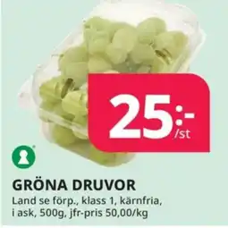 Tempo Gröna druvor erbjuda