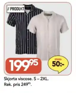 Bo Ohlsson Skjorta viscose erbjuda