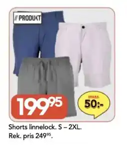 Bo Ohlsson Shorts linnelock erbjuda