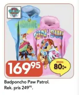 Bo Ohlsson Badponcho paw patrol erbjuda