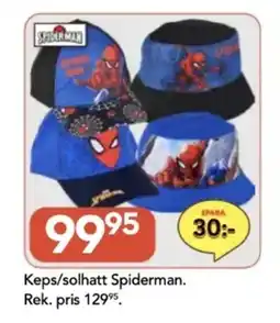 Bo Ohlsson Keps/solhatt spiderman erbjuda