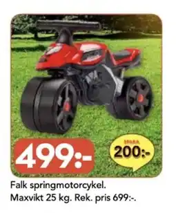 Bo Ohlsson Falk springmotorcykel erbjuda