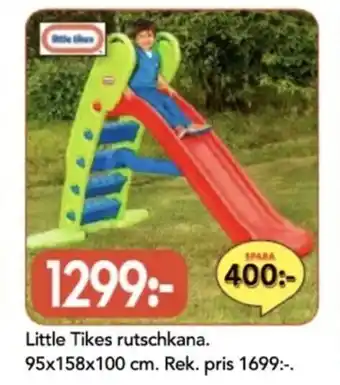 Bo Ohlsson Little tikes rutschkana erbjuda