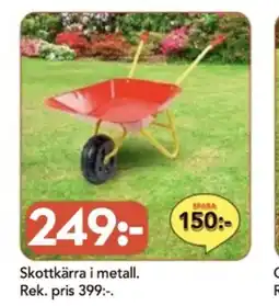 Bo Ohlsson Skottkärra i metall erbjuda