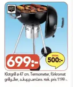Bo Ohlsson Klotgrill erbjuda
