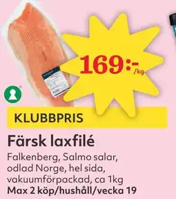 Östenssons Färsk laxfilé erbjuda