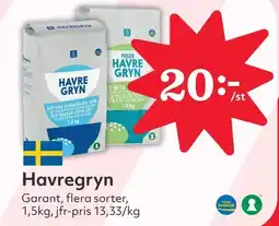 Östenssons GARANT Havregryn erbjuda