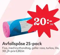 Östenssons FIXA Avfallspåse 25-pack erbjuda