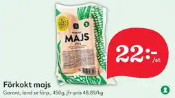Östenssons GARANT Förkokt majs erbjuda