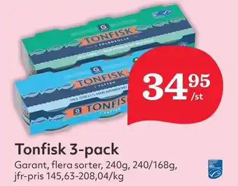 Östenssons GARANT Tonfisk 3-pack erbjuda