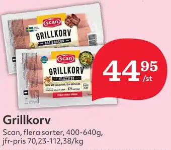Östenssons SCAN Grillkorv erbjuda