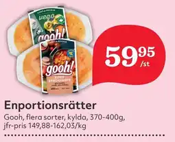 Östenssons GOOH Enportionsrätter erbjuda