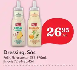 Östenssons FELIX Dressing, sås erbjuda
