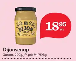 Östenssons GARANT Dijonsenap erbjuda