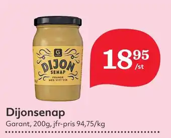 Östenssons GARANT Dijonsenap erbjuda