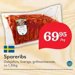 Östenssons Spareribs erbjuda