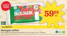 Östenssons GARANT Ekologisk nötfärs erbjuda