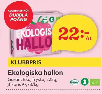 Östenssons GARANT Ekologiska hallon erbjuda