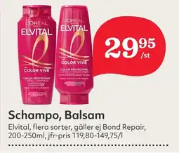 Östenssons ELVITAL Schampo, balsam erbjuda