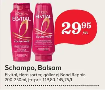 Östenssons ELVITAL Schampo, balsam erbjuda