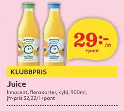 Östenssons INNOCENT Juice erbjuda