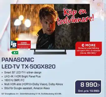 Panasonic LED-TV TX-50GX820
